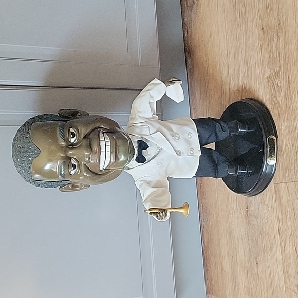 Louis Armstrong Satchmo Animated Singing Figure Gemmy 2002 Collectors Edition - Picture 1 of 16
